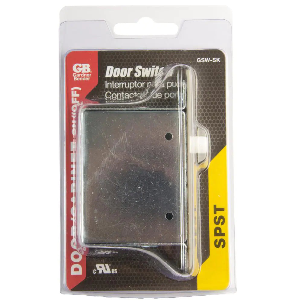 10 Amp Single-Pole AC/DC Push Button Door Switch (1-Pack)